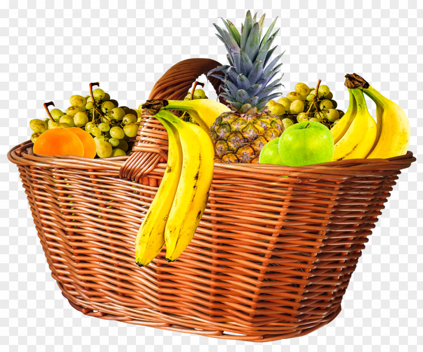 Fruit Basket Clip Art PNG