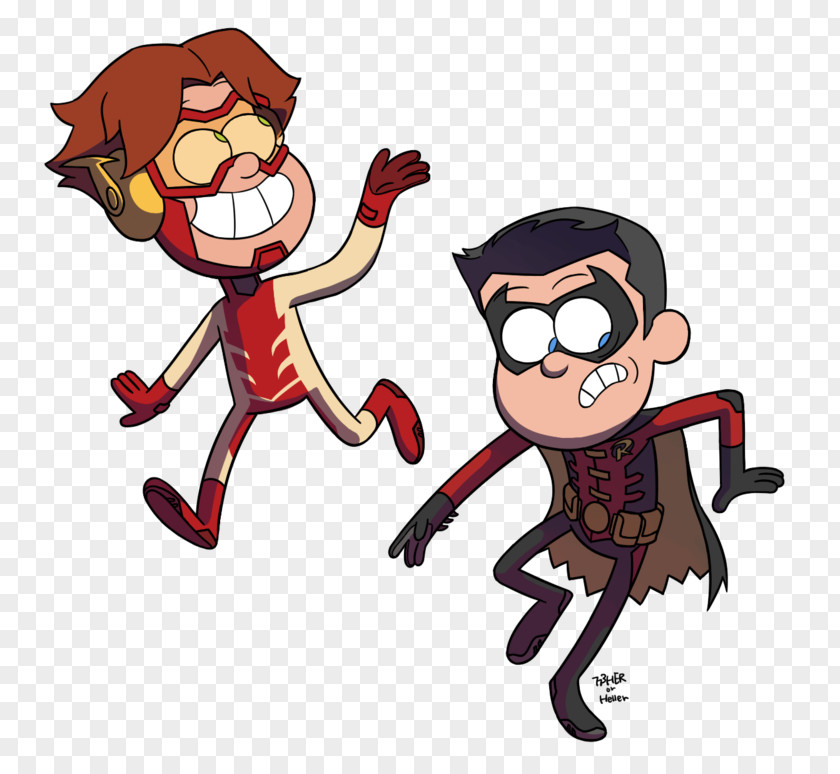 Robin Flash Bart Allen Young Justice Batman PNG