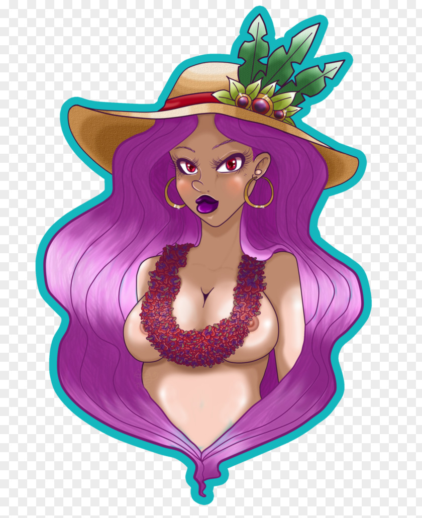 Show Picture Of A Mole Hole Mermaid Illustration Cartoon Purple PNG