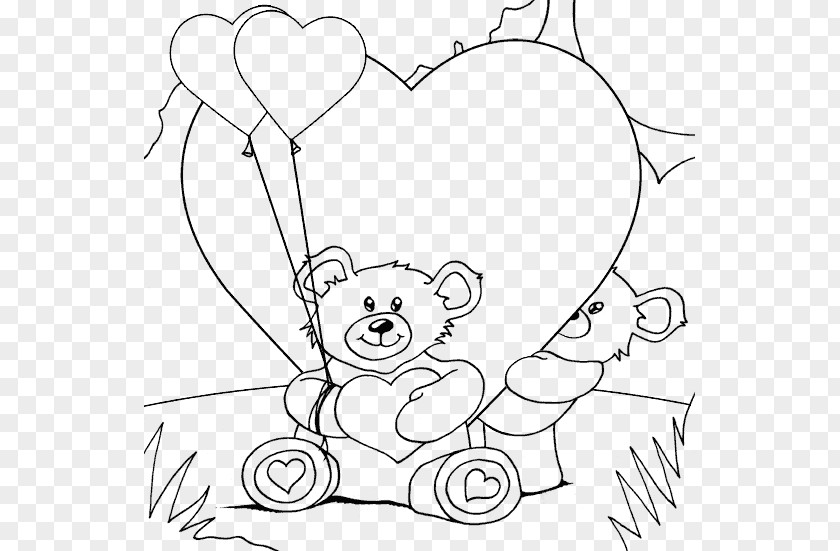 Valentines Day Colouring Pages Coloring Book Valentine's Drawing Image PNG