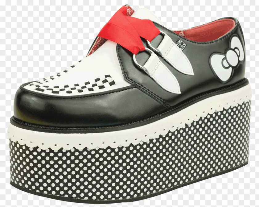 White Creepers Hello Kitty T.U.K. Sports Shoes Brothel Creeper PNG