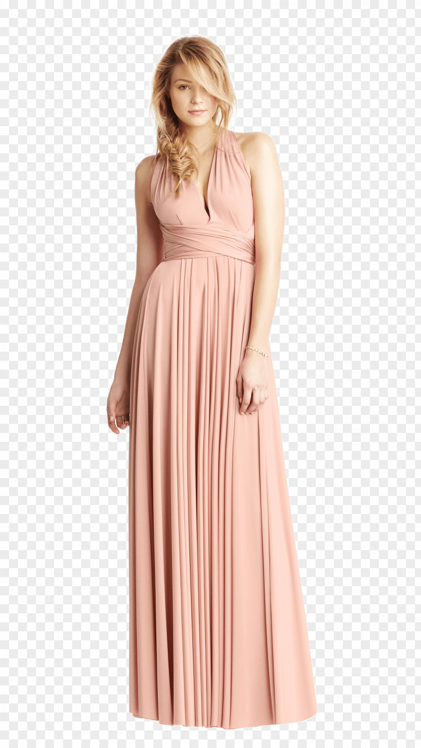 Blush Floral Wedding Dress Clothing Bridesmaid Gown PNG