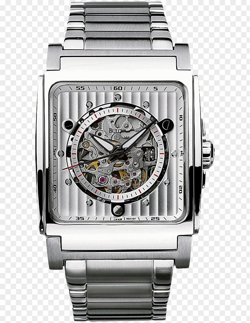 Bulova Automatic Watch Skeleton Chronograph PNG
