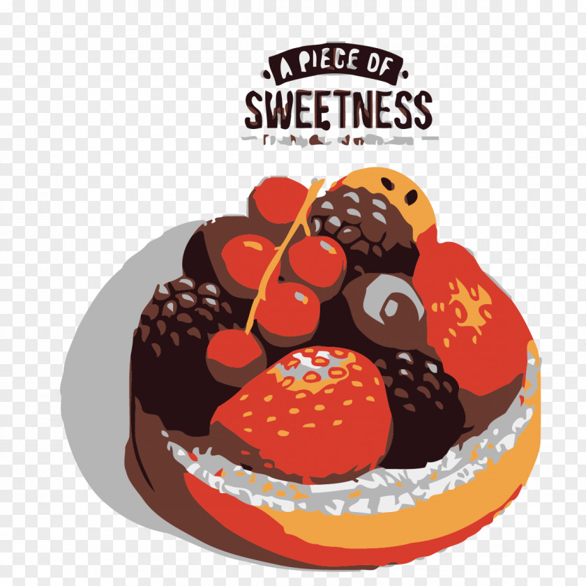 Cake Chocolate Italian Cuisine Behance Illustration PNG
