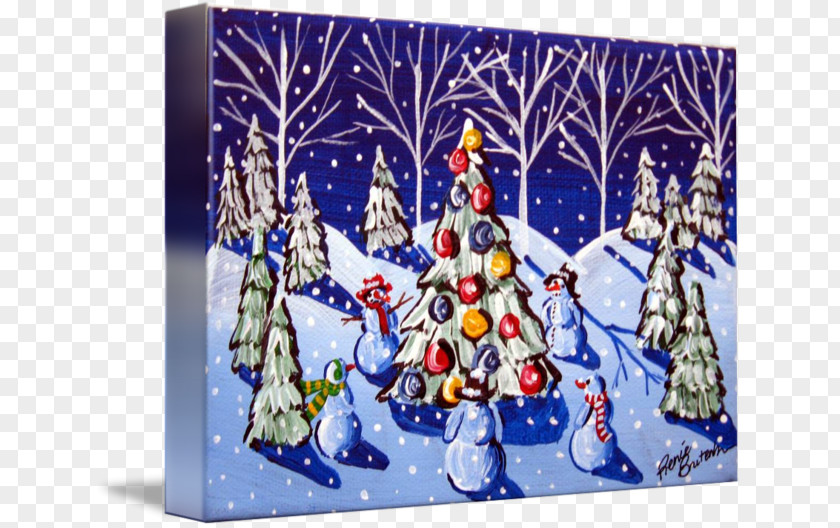 Christmas Tree Work Of Art Day Painting PNG
