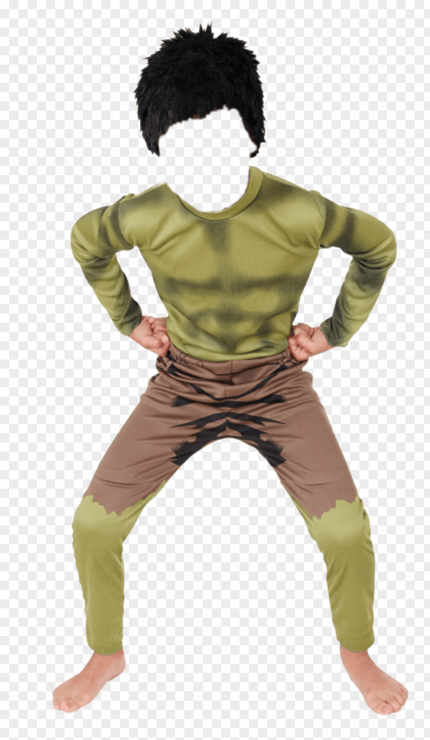 Hulk Costume Party Halloween Boy PNG