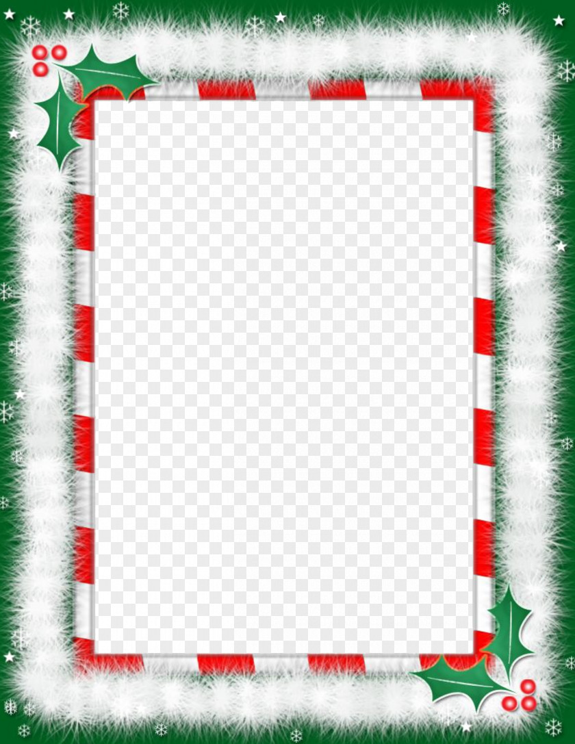 Christmas Border File Card Santa Claus Clip Art PNG