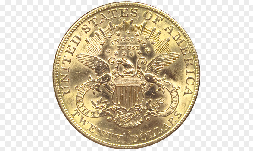 Coin Gold Double Eagle United States Dollar PNG