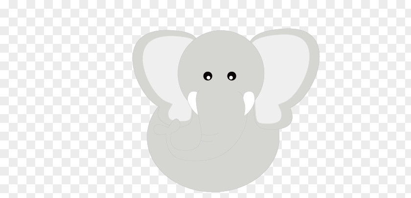 Elephant Rabbit Cartoon Illustration PNG