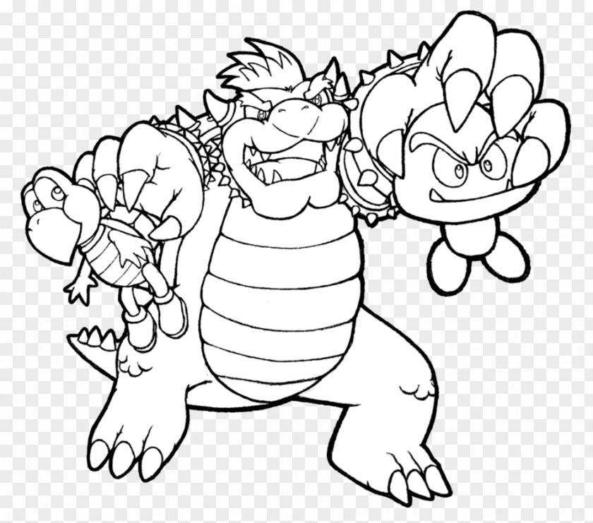 Mario Bowser Princess Peach Drawing Koopa Troopa PNG