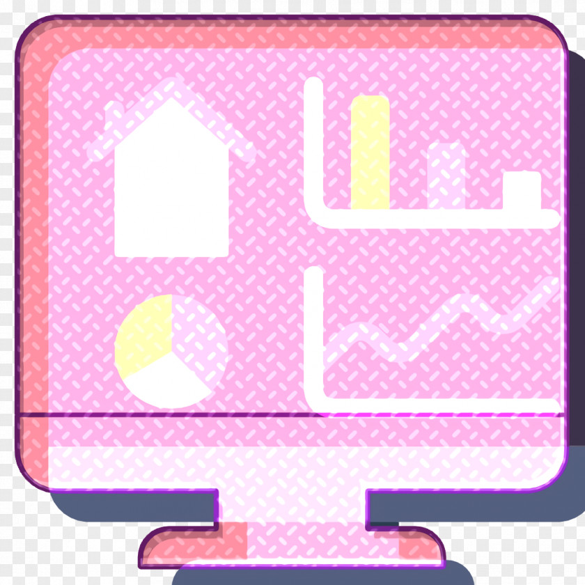 Material Property Pink Home Icon Smart House Dashboard PNG