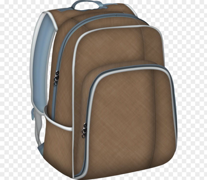 Brown Bag Backpack Clip Art PNG