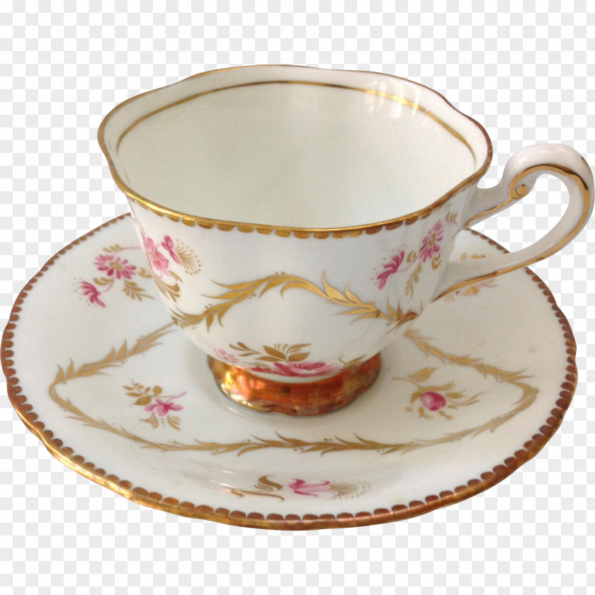 Chinese Bones Coffee Cup Saucer Porcelain Tableware PNG