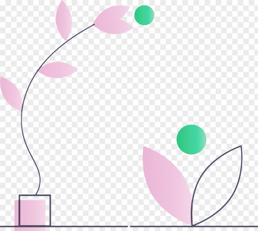 Pink Line Circle PNG