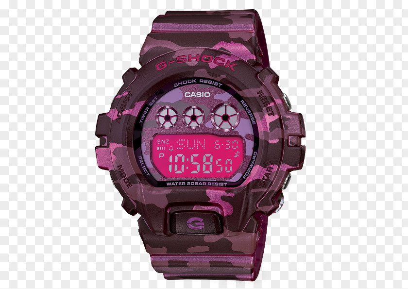 Watch G-Shock Shock-resistant Casio Pink PNG