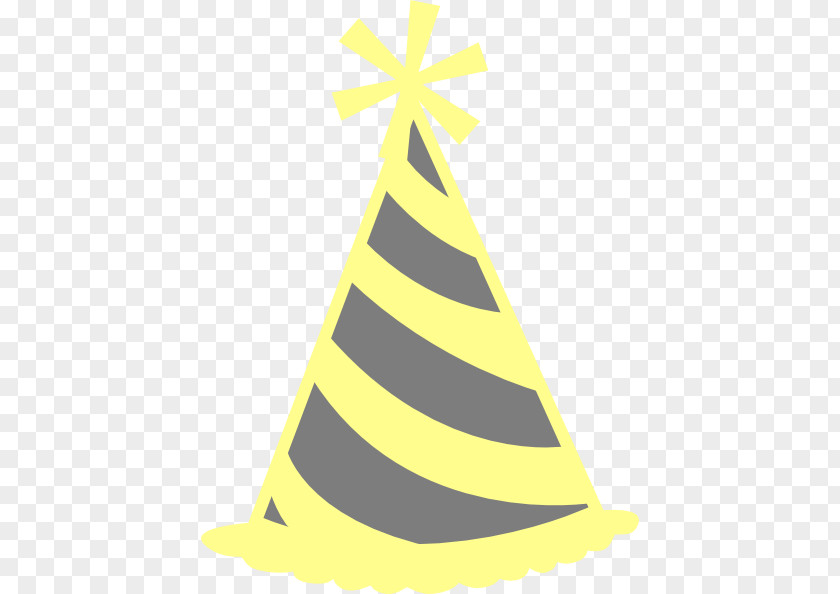 Yellow Hat Party Horn Clip Art PNG