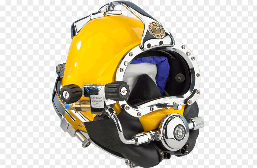 Yellow Helmet Diving Kirby Morgan Dive Systems Professional Equipment Underwater PNG