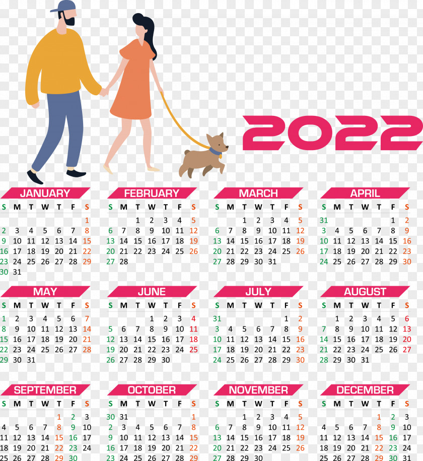 2022 Calendar Year 2022 Calendar Yearly 2022 Calendar PNG