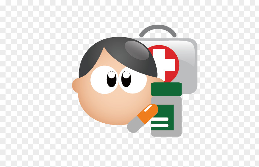 Cartoon Doctor Icon Design PNG