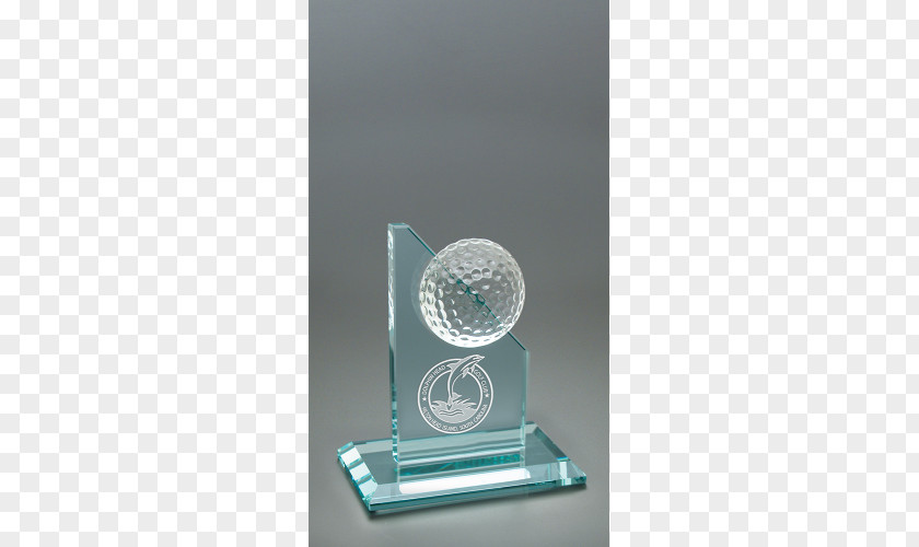 Glass Trophy Golf Balls Award PNG
