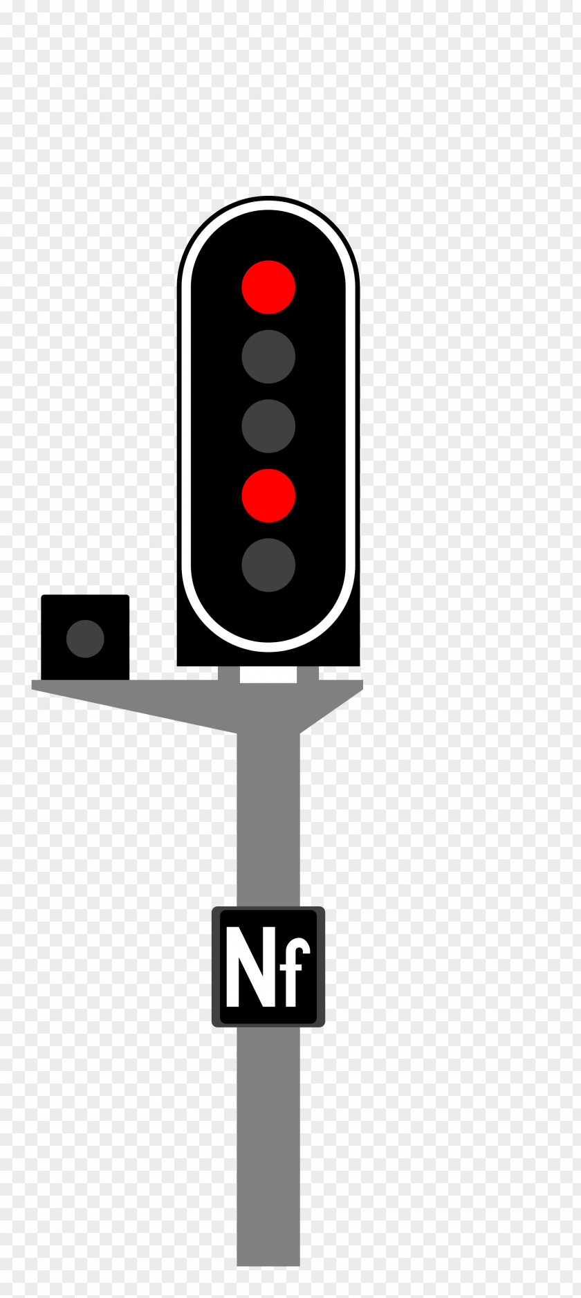 Train French Railway Signalling Carré Semaphore Signal PNG
