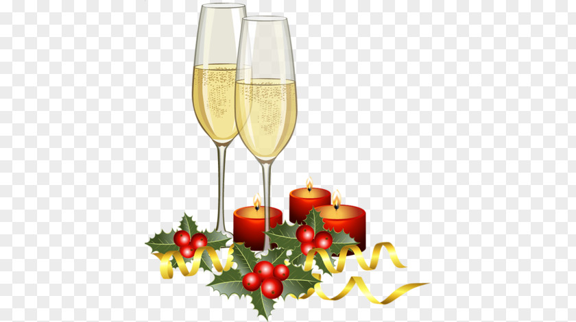Christmas Champagne Small Creative PNG champagne small creative clipart PNG