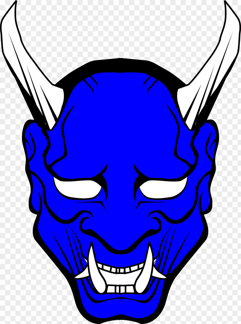Devil Oni Mask Clip Art PNG