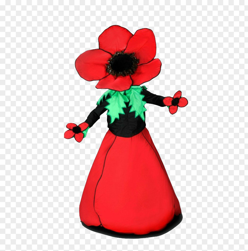 Mascot Costume Flower Disguise Clothing PNG