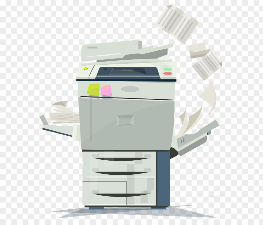 Photocopier Printer Output Device Office Equipment Supplies PNG
