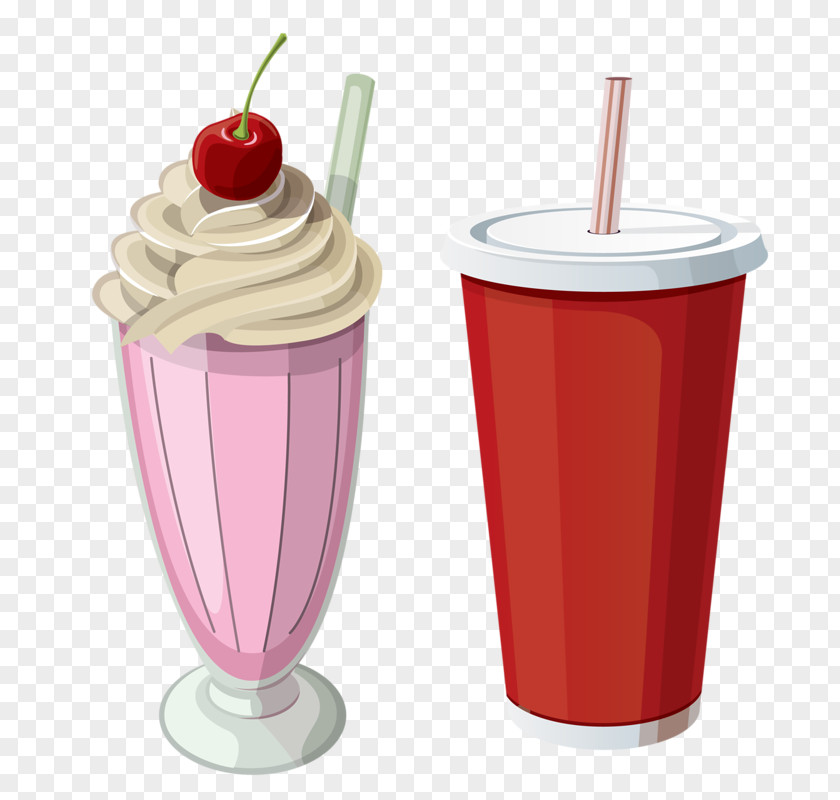 Pink Cup Chocolate Ice Cream Milkshake Smoothie Milk PNG