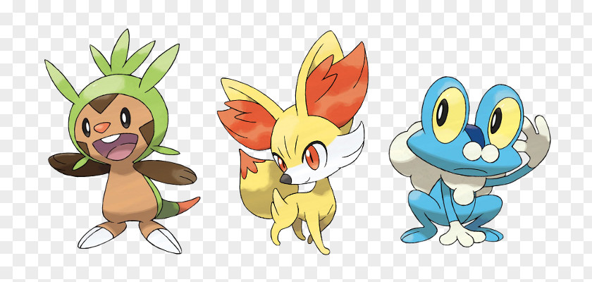 Pokémon X And Y Chespin Froakie Fennekin PNG