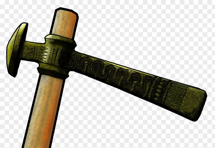 Axe Bronze Age Unetice Culture Stone Iron PNG