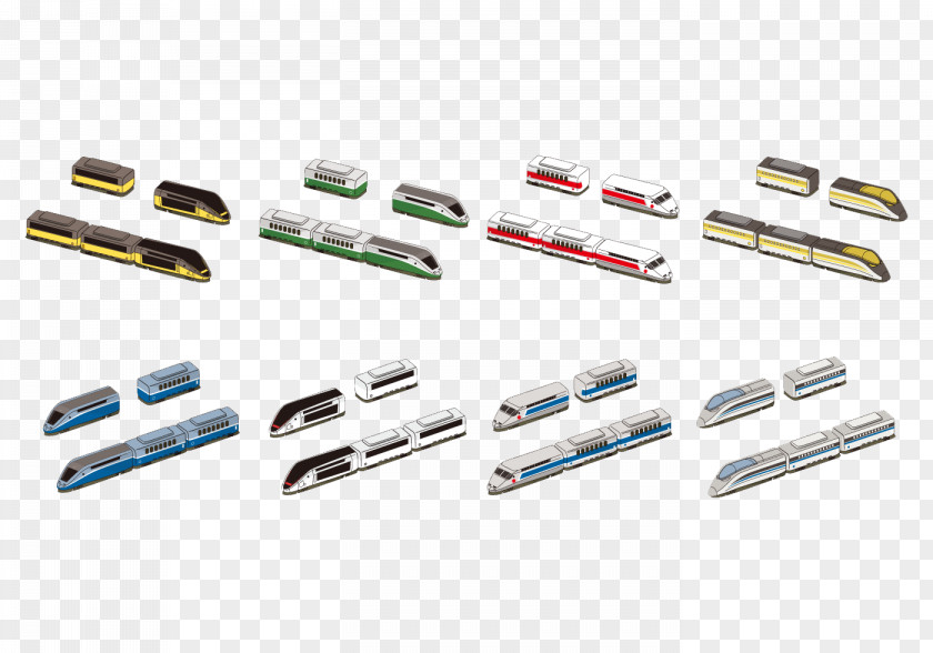 Toy Subway Train TGV Euclidean Vector PNG