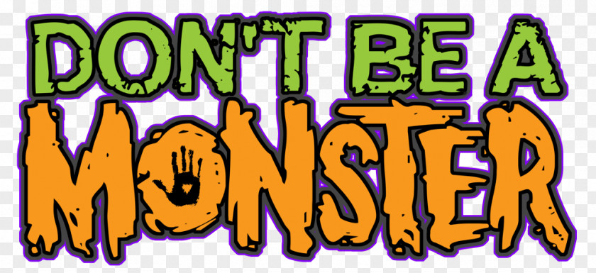 Unite Against Bullying DontBeAMonster Clip Art Font Logo PNG