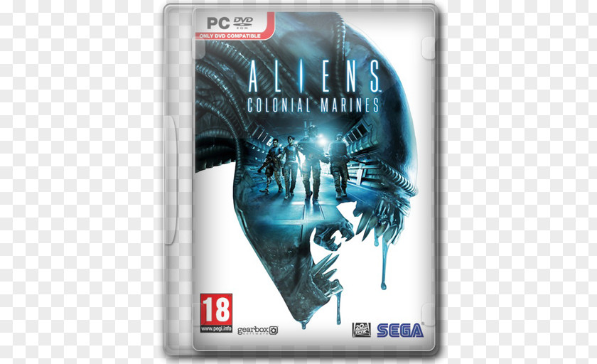Aliens Colonial Marines Dvd Pc Game Film PNG