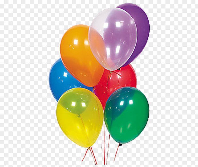 Balloon Birthday Party Latex Color PNG