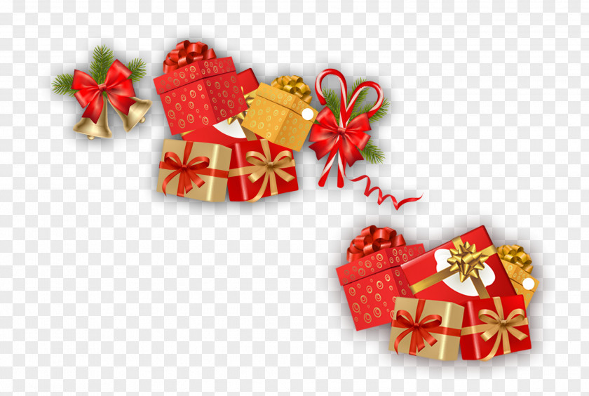 Christmas Gift Ribbon Shoelace Knot PNG