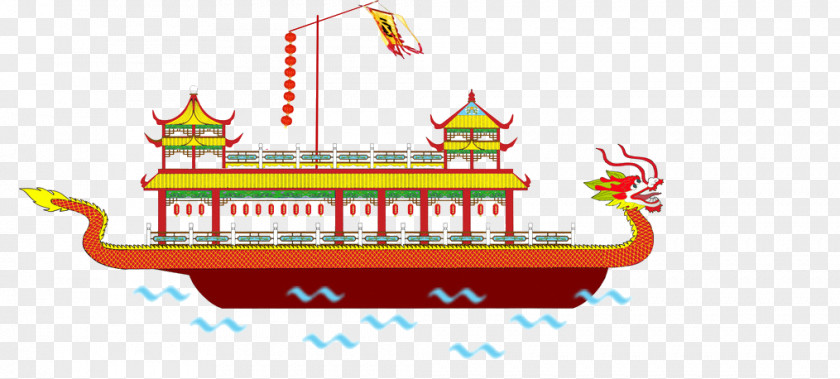 Classic Boat Dragon Festival Bateau-dragon Icon PNG
