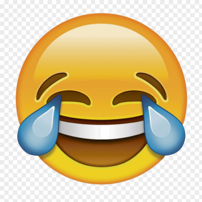 Emoji Face With Tears Of Joy Laughter Sticker PNG