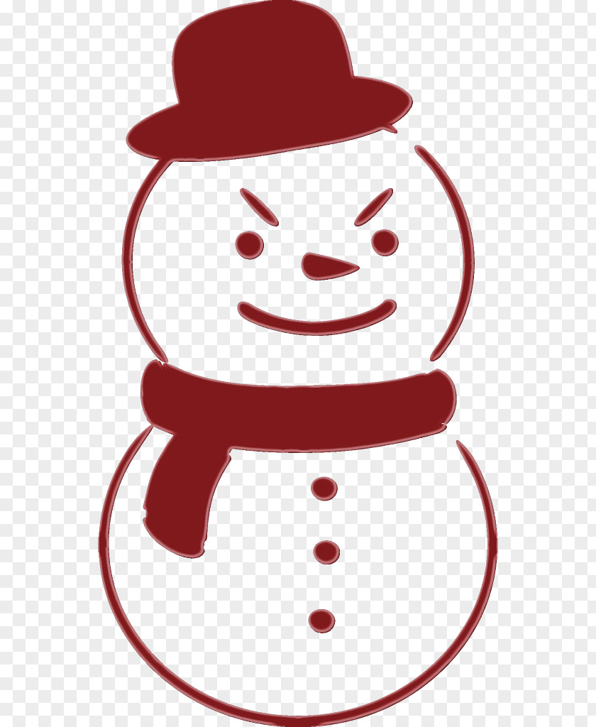 Fictional Character Line Art Snowman PNG