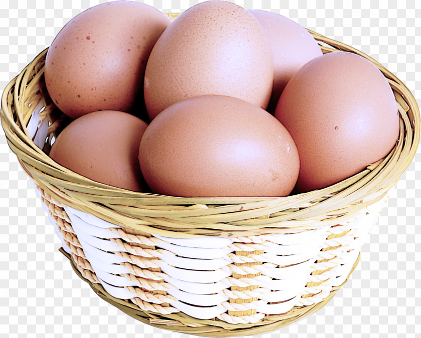 Gift Basket Egg White PNG