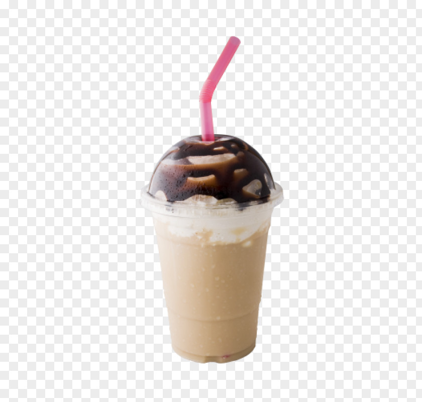Iced Mocha Sundae Chocolate Ice Cream Milkshake Syrup Frappé Coffee PNG