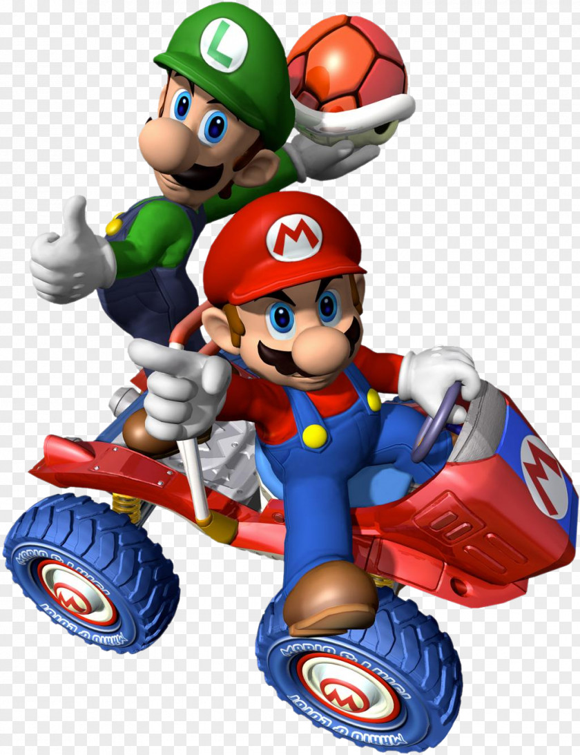 Mario Bros Kart: Double Dash Super Kart Bros. Luigi PNG