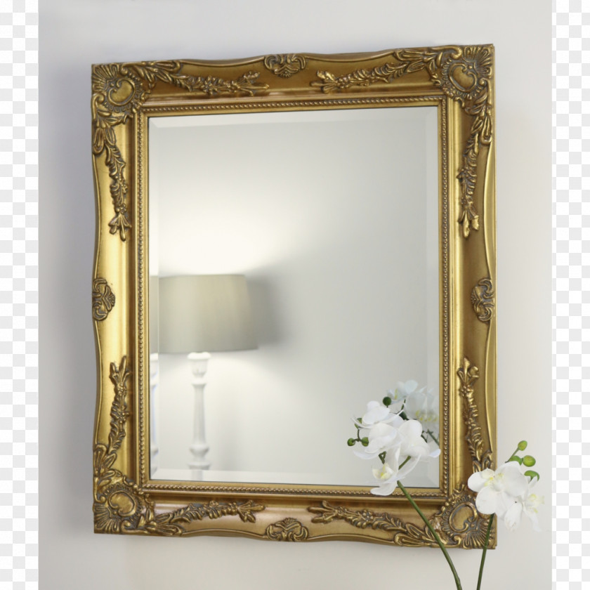 Mirror Picture Frames Rectangle Silver Window PNG
