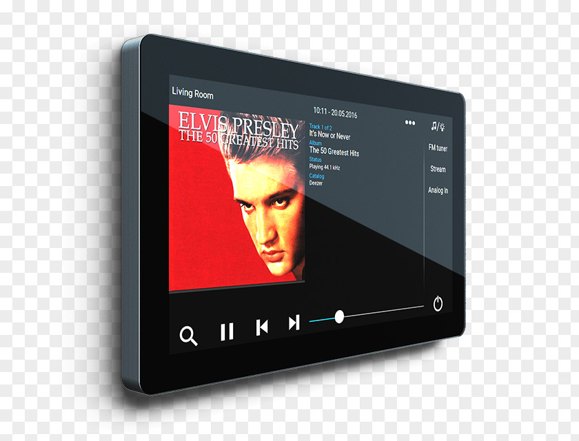 Side Control Display Device Elvis Presley The 50 Greatest Hits Multimedia Electronics PNG