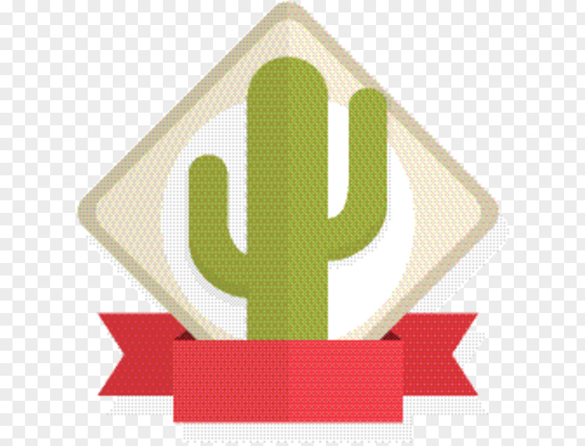 Emblem Label Cactus Cartoon PNG