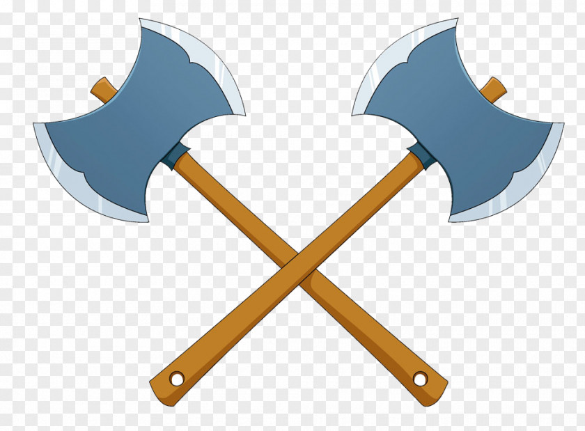Two Ax Axe Cartoon Animation PNG
