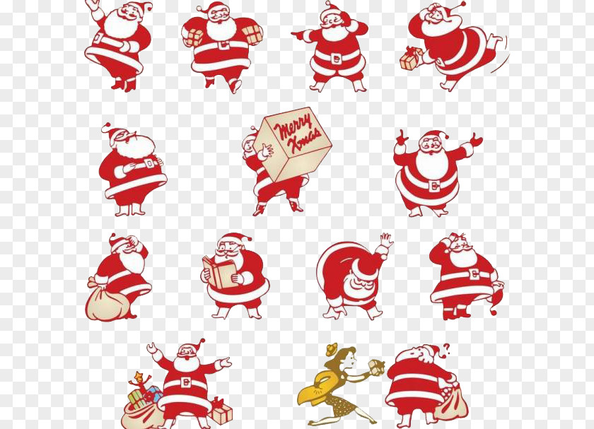Busy Santa Claus Royalty-free Illustration PNG