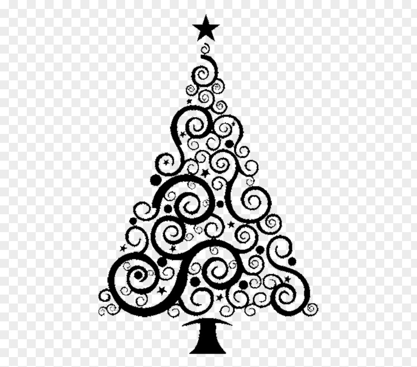 Christmas Tree Fir Drawing PNG