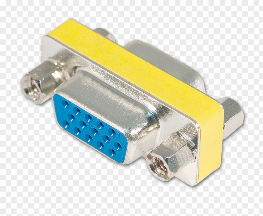 Electric Cables VGA Connector D-subminiature Gender Changer Adapter Electrical Cable PNG